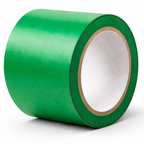 Wide Green Floor Line Marking Tape - 100mm x 33m (Pack of 1)