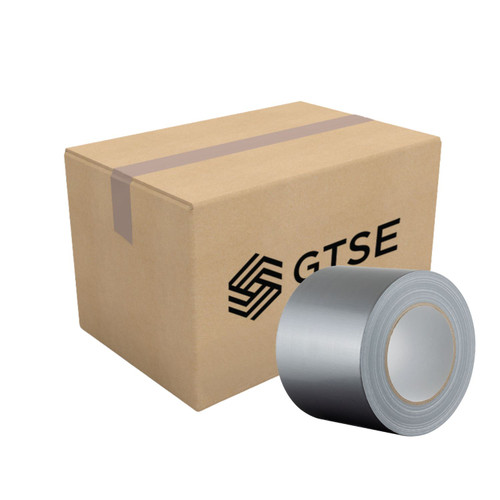 Extra Wide Silver / Grey Duct Tape - Gaffer Tape 100mm x 50m - 12 Rolls - Tape Box Deal