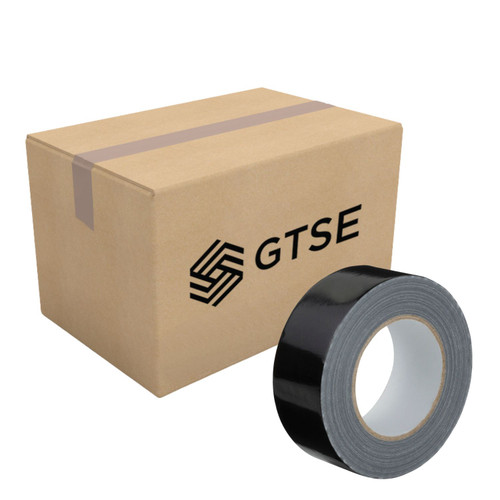 Black Duct Tape - Gaffer Tape 48mm x 50m - 24 Rolls - Tape Box Deal