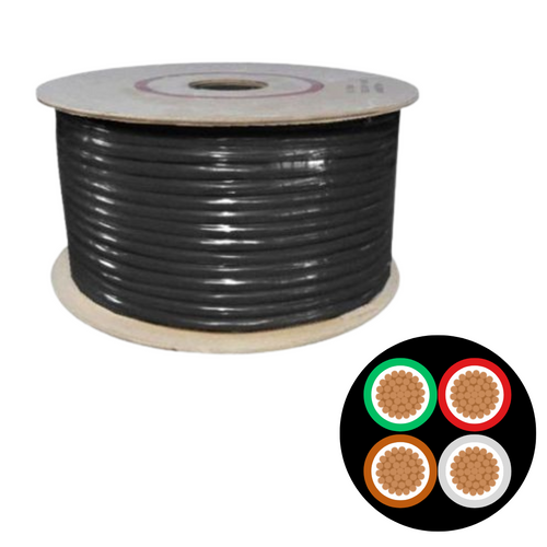 Automotive 4-Core Cable 4 x 9/030 x 30m (5.75A)