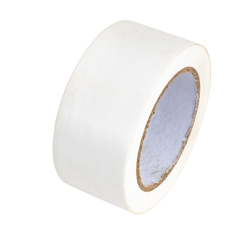 White Floor Line Marking Tape - 50mm x 33m (Pack of 1)