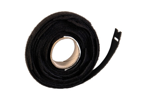 Black Velcro Brand Reusable Ties - 200mm x 12mm (Pack of 25)