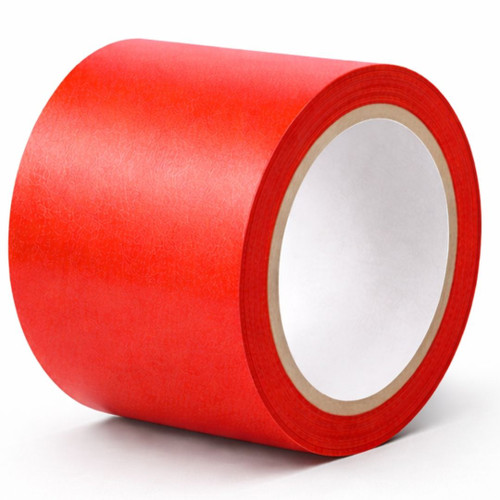 Wide Red Floor Line Marking Tape - 100mm x 33m (Pack of 1)