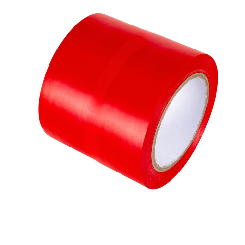 Red Floor Line Marking Tape - 100mm x 33m (Pack of 1)