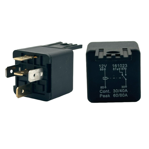 12V 40A 5-Pin Relay Changeover with Bracket