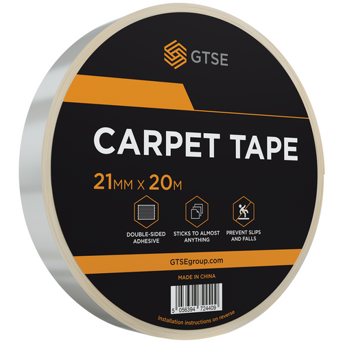 Box of 72 Rolls of Heavy Duty Double Sided Carpet Tape - 21mm x 20m