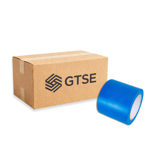 Box of 12 Rolls Wide Blue Floor Line Marking Tape - 100mm x 33m