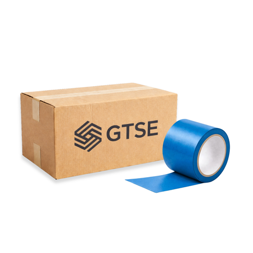 Box of 12 Rolls Wide Blue Floor Line Marking Tape - 100mm x 33m