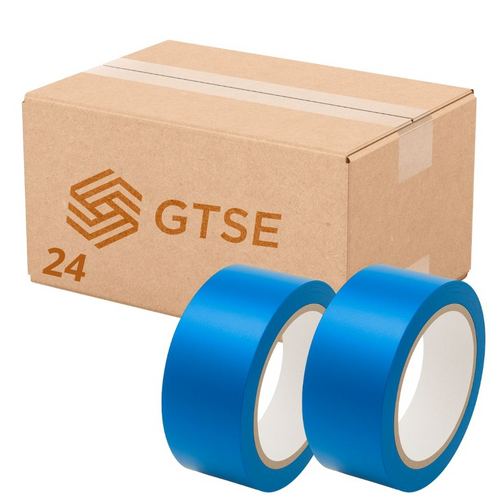 Box of 24 Rolls Blue Floor Line Marking Tape - 50mm x 33m