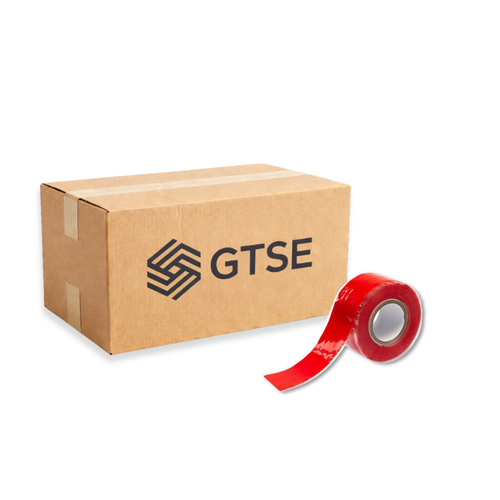Box of 280 Rolls Red Silicone Repair Tape, 25mm x 3m