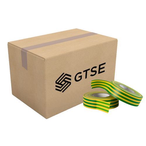 Earth PVC Electrical Insulation Tape 19mm x 33m - 100 Rolls - Tape Box Deal