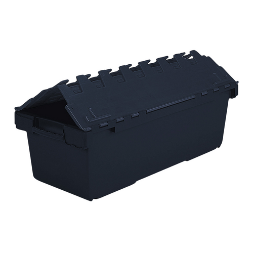 135L Recycled Large Attached Lid Container (1125L x 480W x 360H mm)