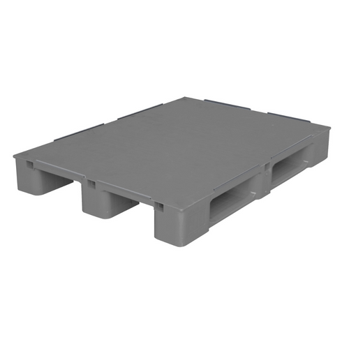 1200L x 800W mm Industrial Pallet with Runners (Grey) 1200L x 800W mm Industrial Pallet with Runners (Grey)