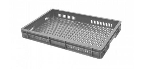 12L Ventilated Euro Stacking Container (600L x 400W x 80H mm)