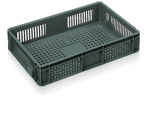 21L Ventilated Euro Stacking Container (600L x 400W x 120H mm)