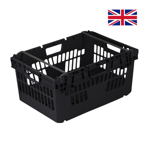 54L Stacking Nesting Crate (600L x 400W x 300H mm)