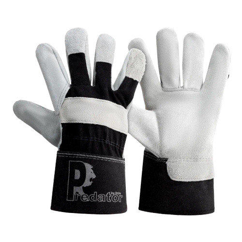 Power Plus Split Leather Rigger Gloves (10 Pairs)