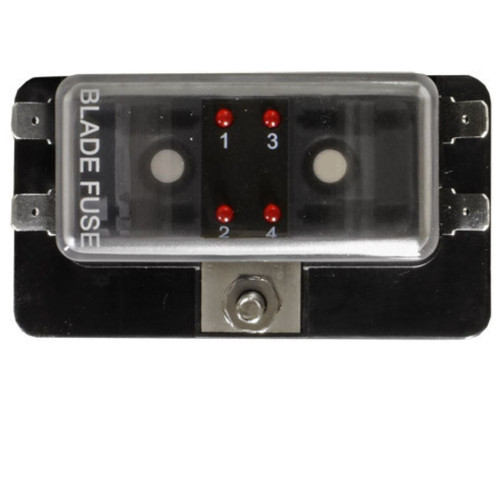 4-Way LED Blade Fuse Box