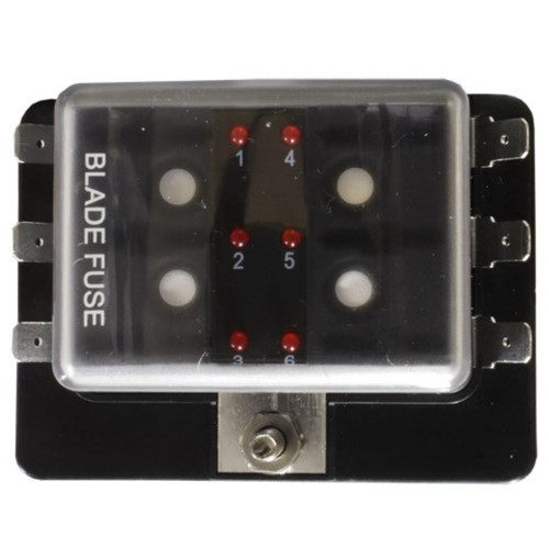 6-Way LED Blade Fuse Box