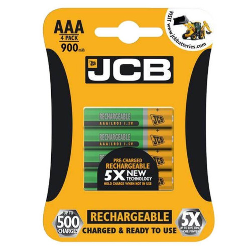 Rechargeable AAA Batteries (4-Pack)