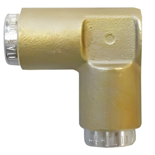10mm Brass Push-Fit Elbow (Pack of 2)