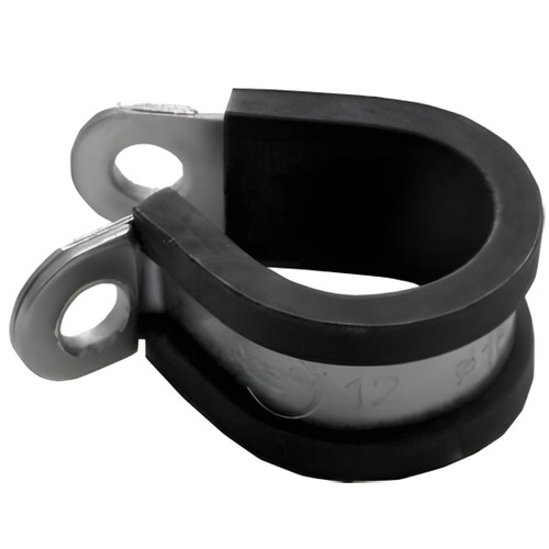 Assorted Rubber-Lined P-Clips (75 Pieces)