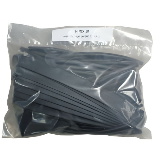 Assorted Black Heatshrink Tubes (2:1 Ratio)