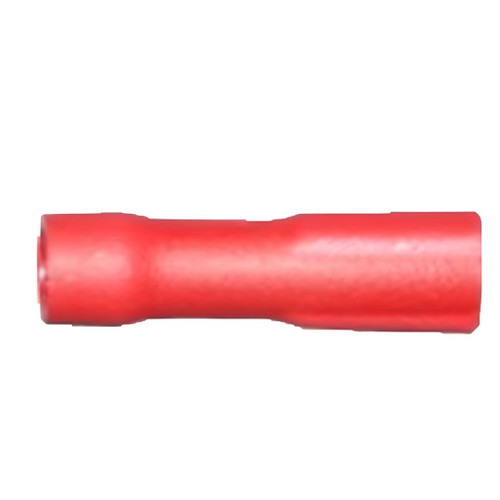 4.8mm Red Female Spade Connectors - Insulated (Pack of 100)