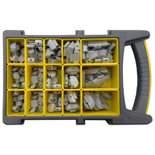 Assorted Steel and Alloy Wheel Weights (215 Pieces)