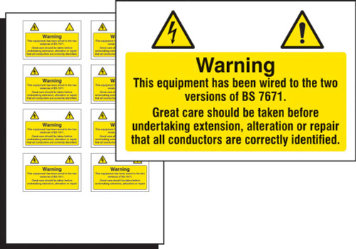 Electrical hazard label Sheet of 10 - Safety Sign Electrical hazard label Sheet of 10 - Safety Sign