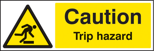 Caution trip hazard - Safety Sign