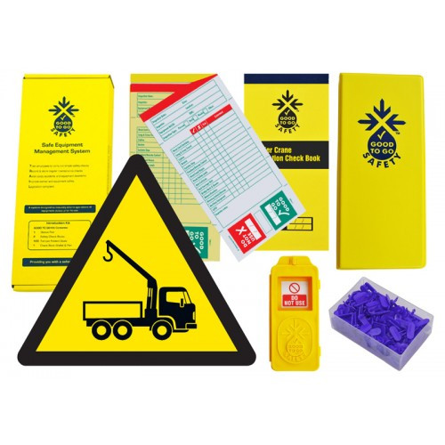 Good To Go Safety Loader Crane Weekly Kit (1 tag, 100 seals, 2 check books & 1 wallet with pen) Good To Go Safety Loader Crane Weekly Kit (1 tag, 100 seals, 2 check books & 1 wallet with pen)