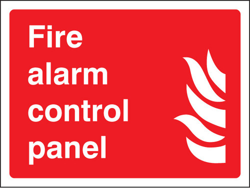 Fire alarm control panel - Safety Sign Fire alarm control panel - Safety Sign