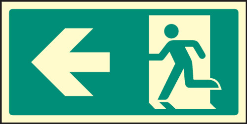 Arrow left intermediate marker - Safety Sign Arrow left intermediate marker - Safety Sign