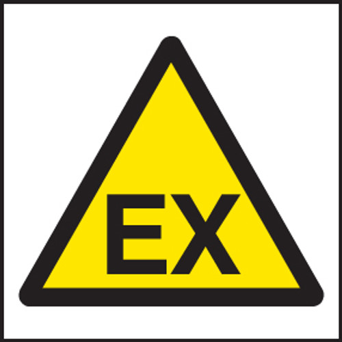 EX symbol - Safety Sign