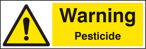 Warning Pesticide - Safety Sign Warning Pesticide - Safety Sign
