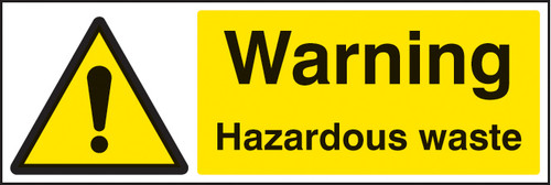 Hazardous waste - Safety Sign Hazardous waste - Safety Sign