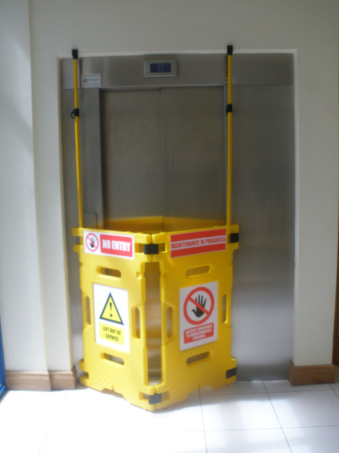 Elevator gard 2 panels 660x1100mm each - Safety Sign Elevator gard 2 panels 660x1100mm each - Safety Sign