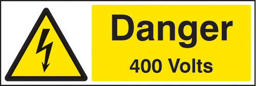 Danger 400 volts - Safety Sign