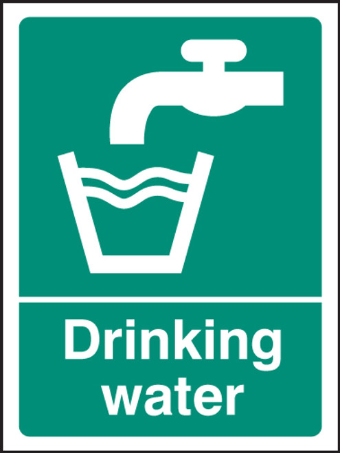 Drinking water - Safety Sign