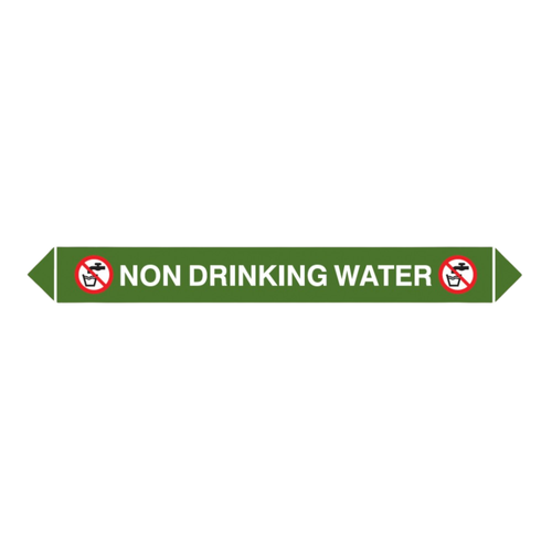 Flow Marker Pk Of 5 Non Drinking Water - Safety Sign