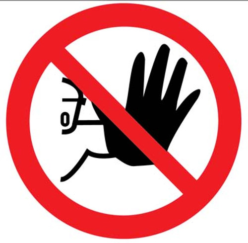 No entry symbol floor graphic 400mm dia No entry symbol floor graphic 400mm dia