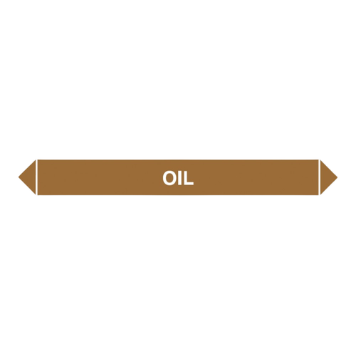 Flow Marker Pk Of 5 Oil - Safety Sign