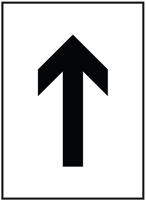 Stencil kit 300x400mm - Directional arrow