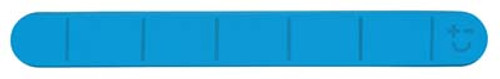 Magnetic Rail, 300mm with blue rubberised cover Magnetic Rail, 300mm with blue rubberised cover