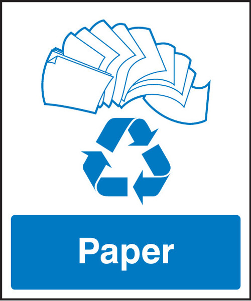 Paper recycling - Safety Sign