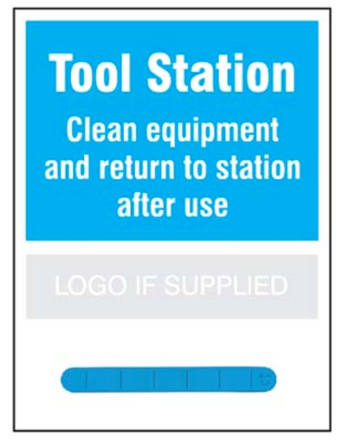 Tool Station Shadow Board with 300mm blue magnetic rail, 440x600mm 10mm foam pvc Tool Station Shadow Board with 300mm blue magnetic rail, 440x600mm 10mm foam pvc