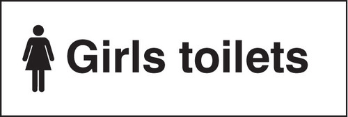 Girls Toilets - Safety Sign