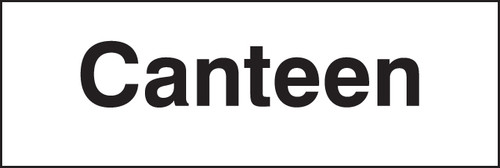 Canteen - Safety Sign