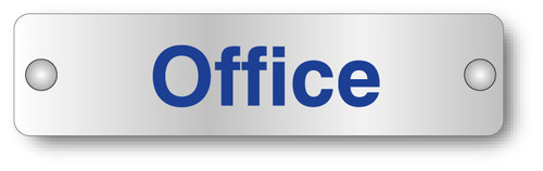 Office visual impact aluminium door sign - Safety Sign Office visual impact aluminium door sign - Safety Sign
